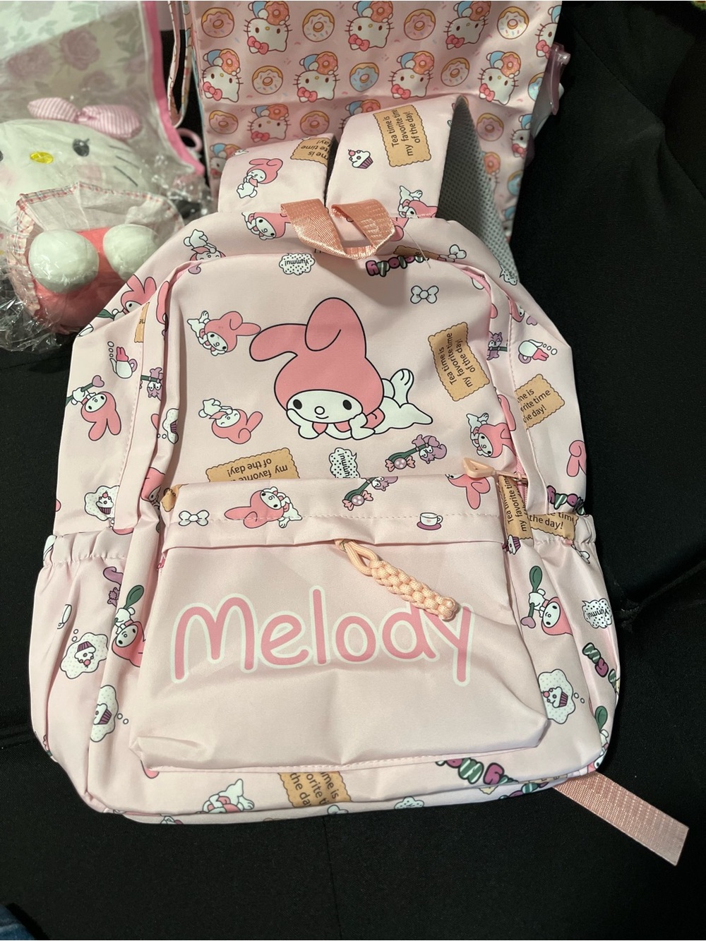 Sanrio My Melody Pink Patterned Kids Backpack